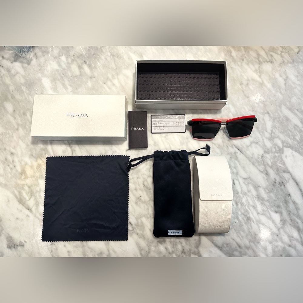 Prada Sunglasses - Pink and Red
